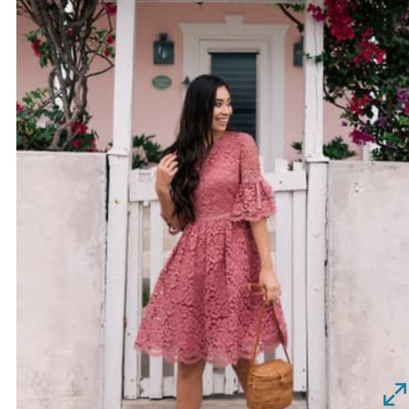 Gal Meets Glam Dresses & Skirts - Gal Meets Glam Josephine Floral Lace Dress.
